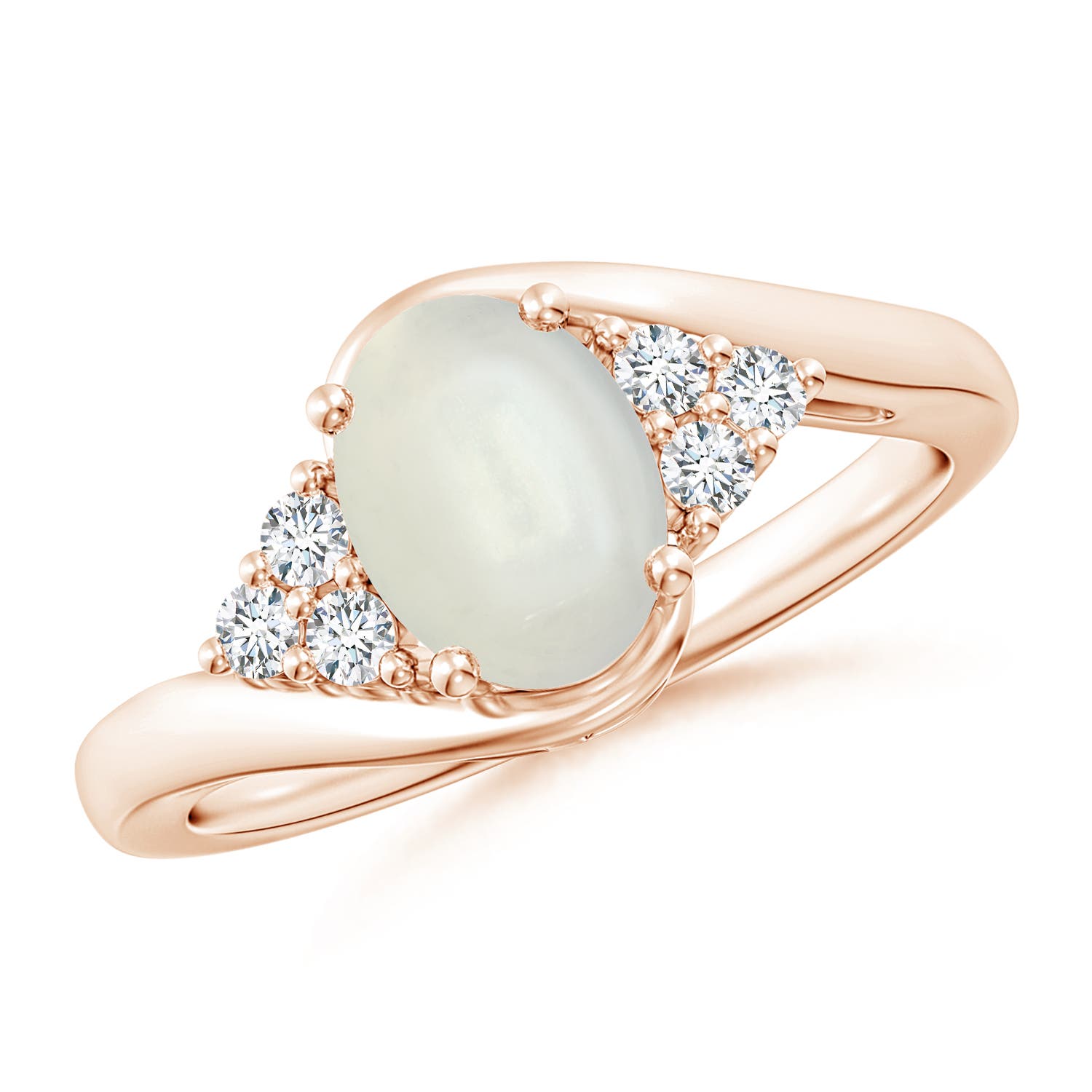 AAAA - Moonstone / 1.27 CT / 14 KT Rose Gold