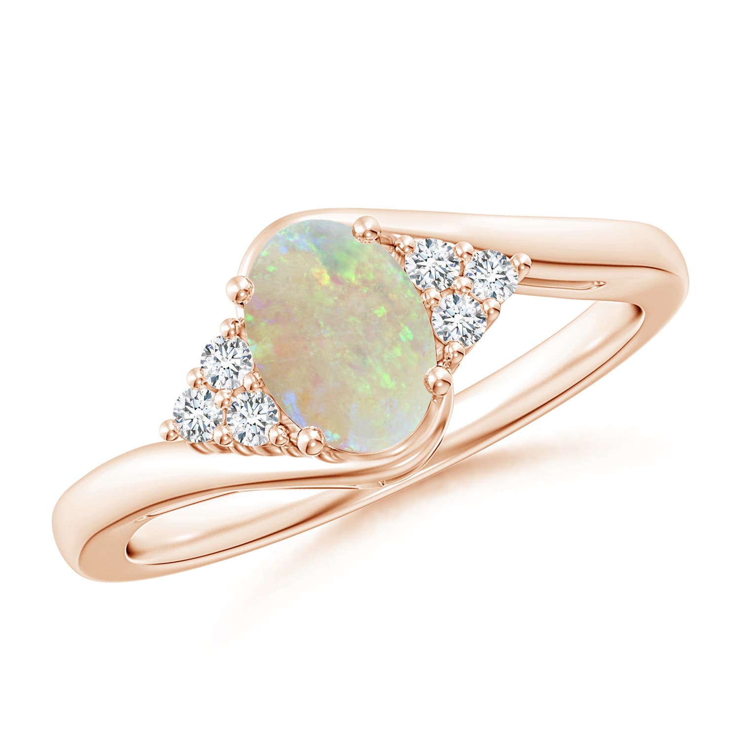 AAA - Opal / 0.56 CT / 14 KT Rose Gold