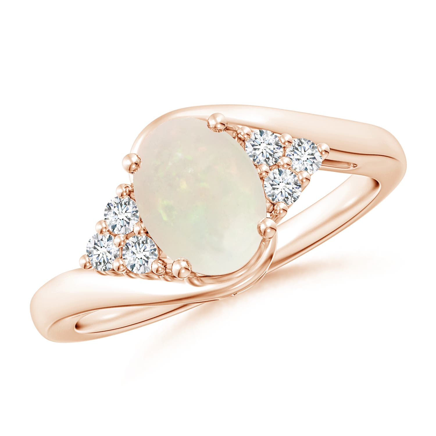 A - Opal / 0.97 CT / 14 KT Rose Gold