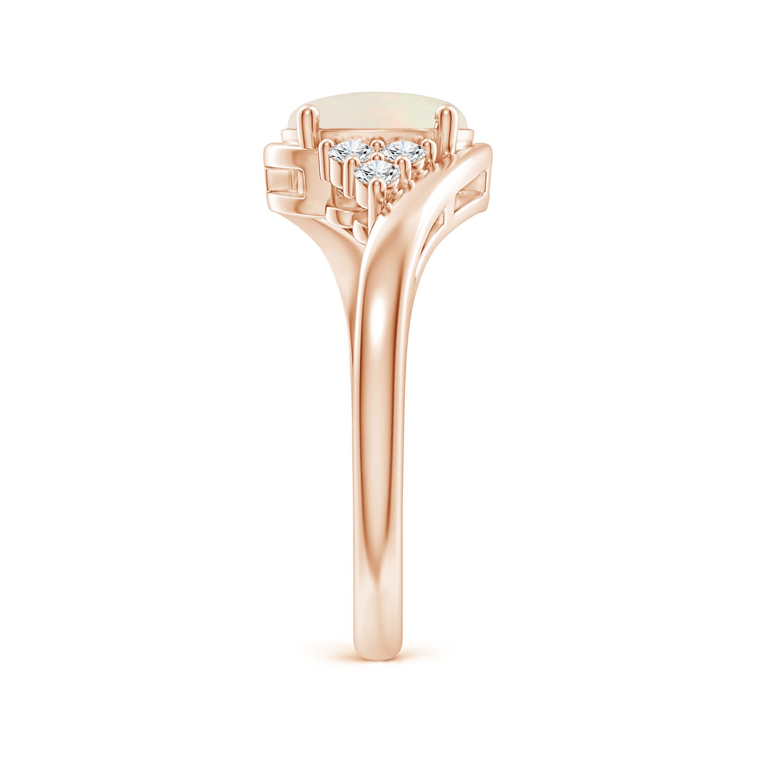 A - Opal / 0.97 CT / 14 KT Rose Gold