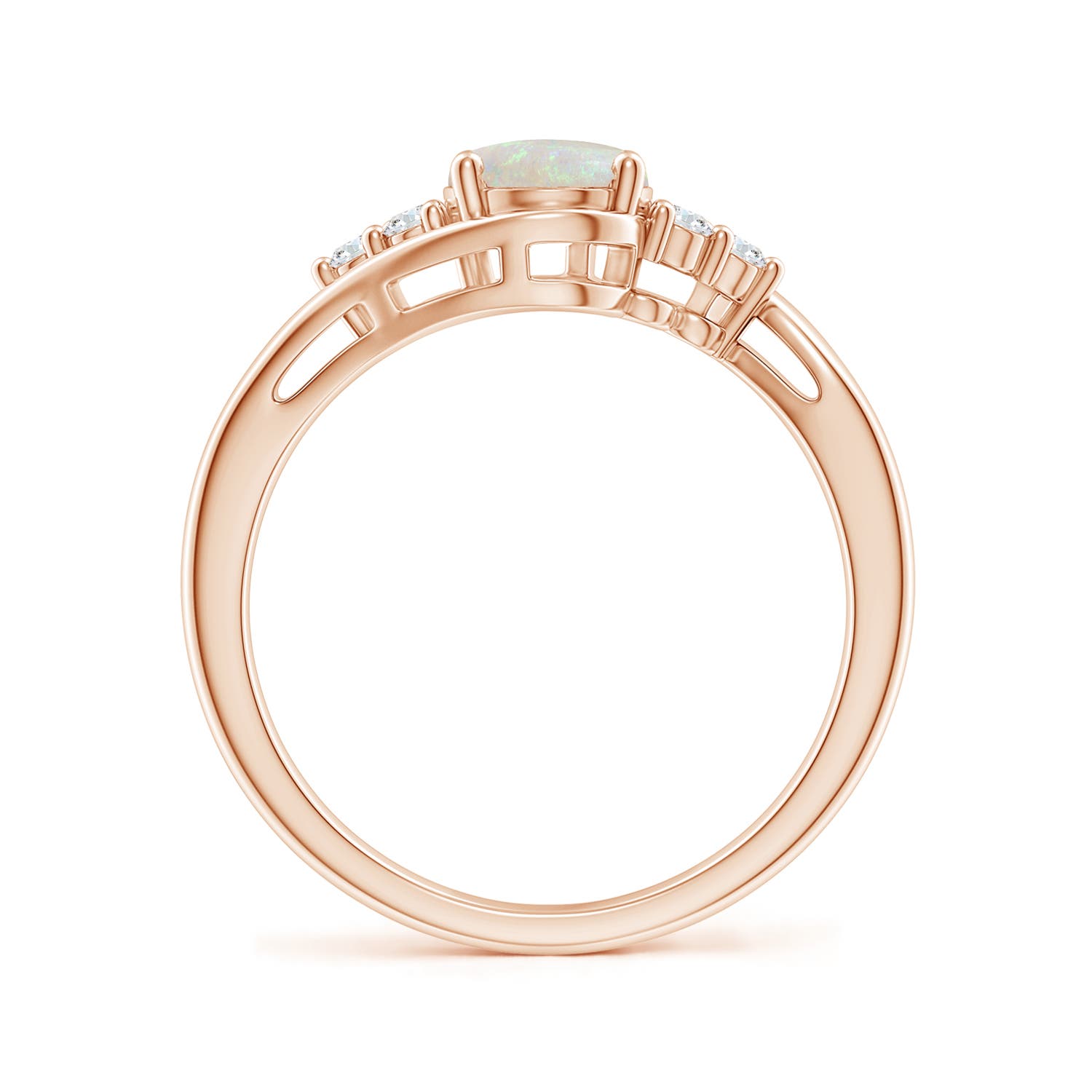 AA - Opal / 0.97 CT / 14 KT Rose Gold