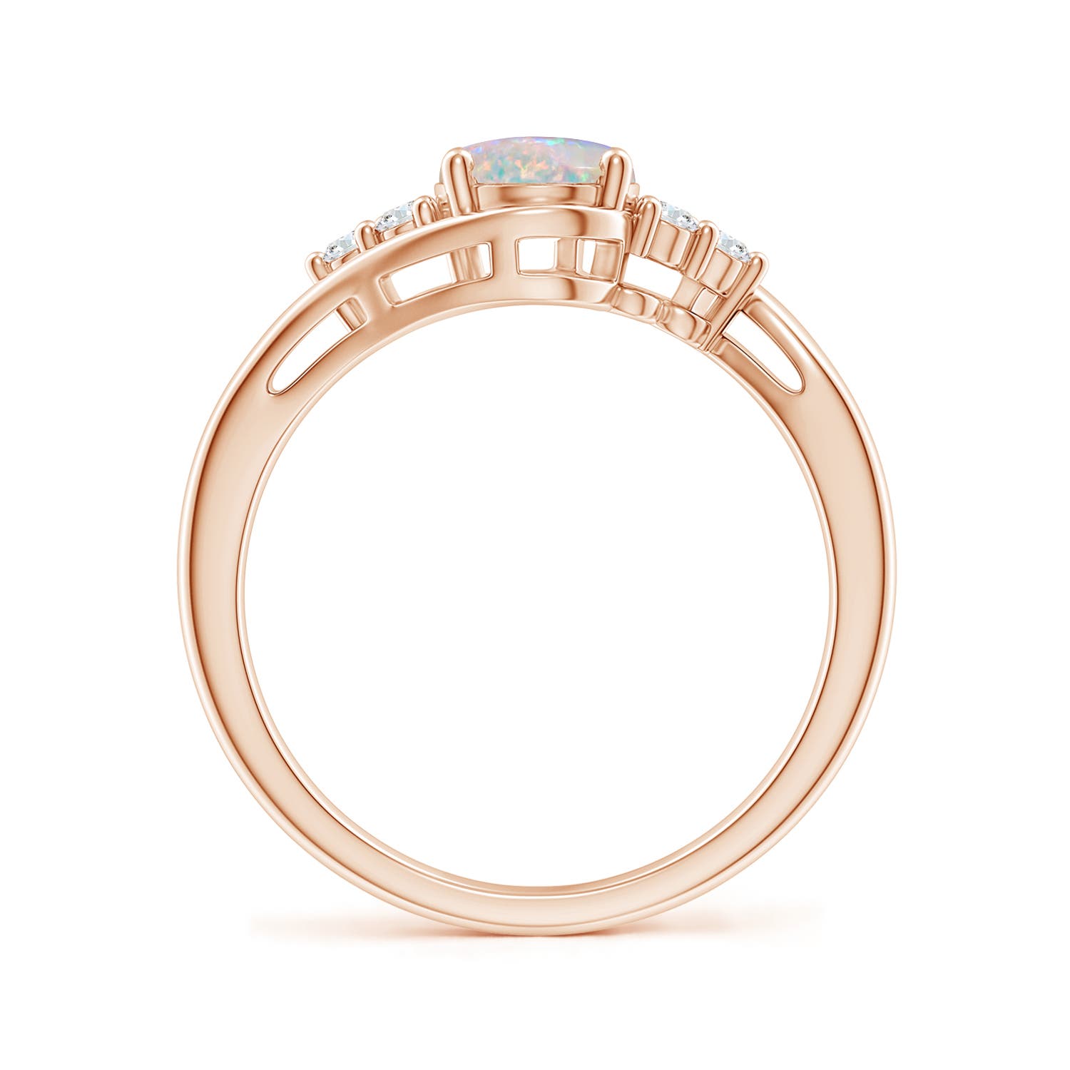 AAAA - Opal / 0.97 CT / 14 KT Rose Gold