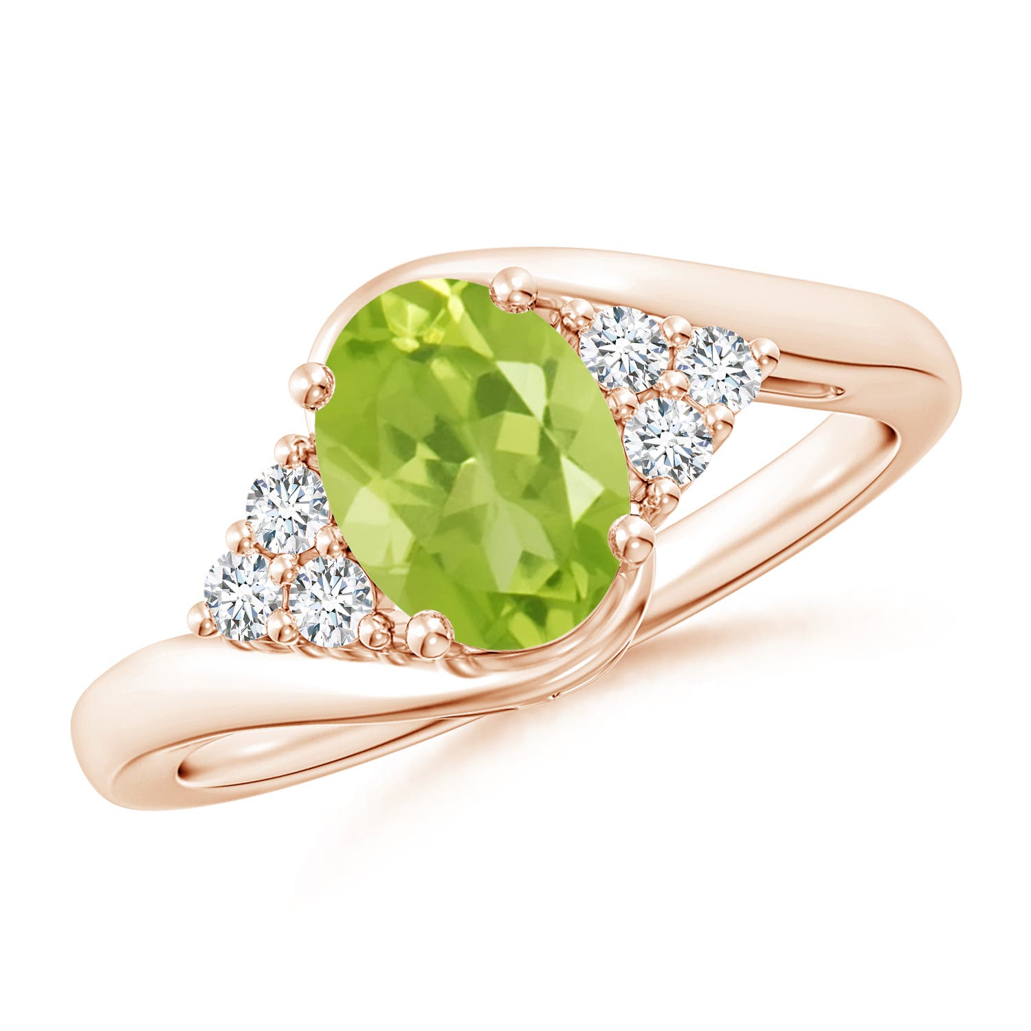 AA - Peridot / 1.52 CT / 14 KT Rose Gold