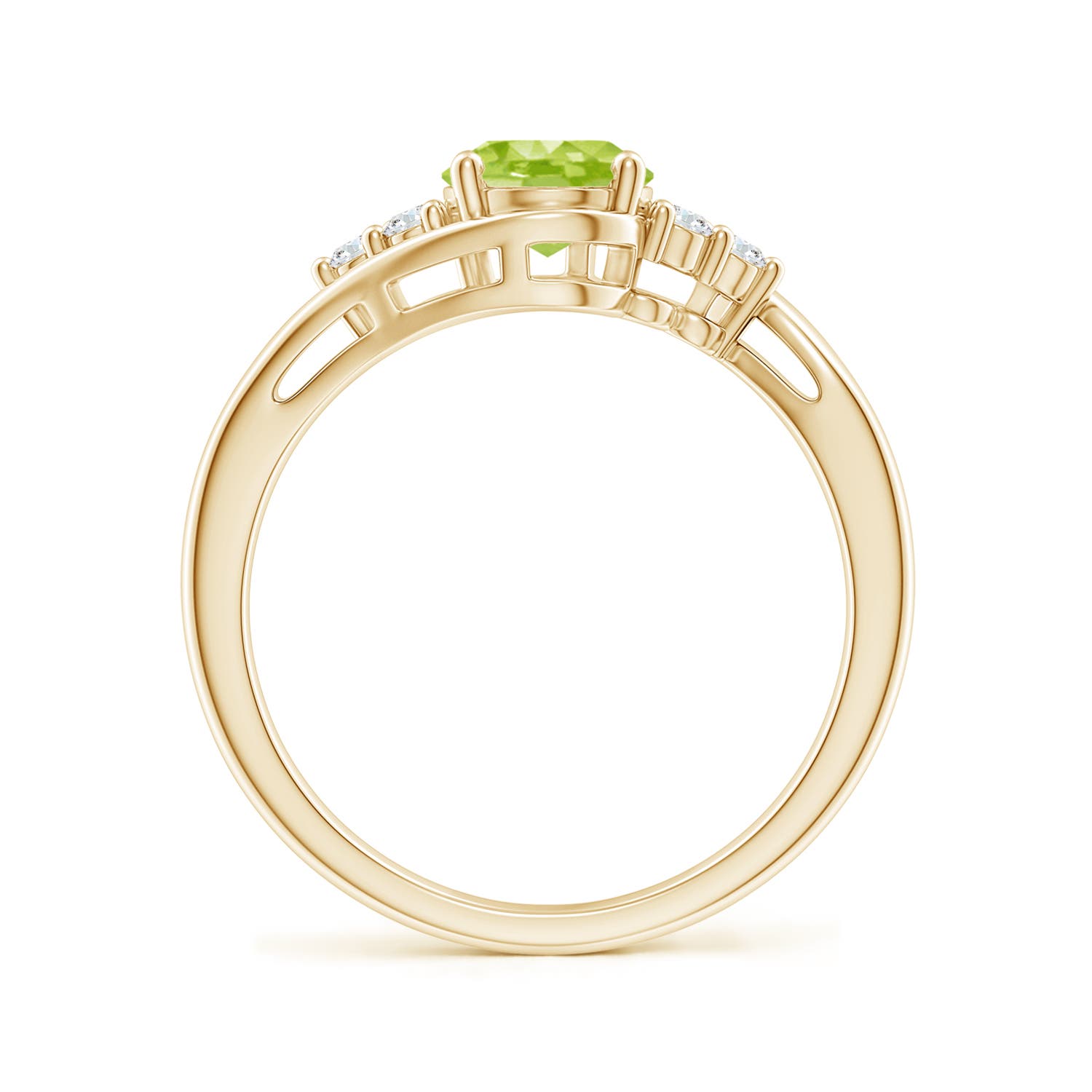 AA - Peridot / 1.52 CT / 14 KT Yellow Gold