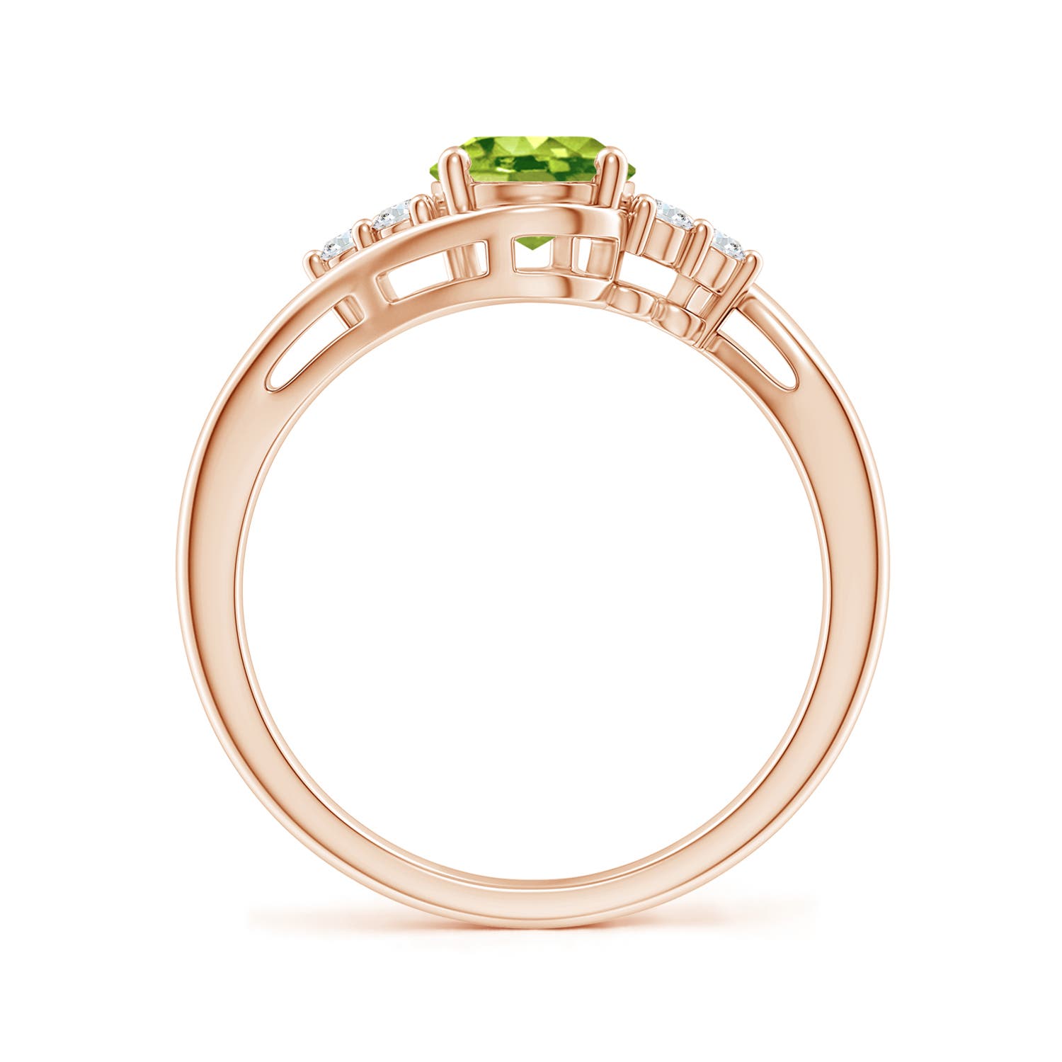 AAA - Peridot / 1.52 CT / 14 KT Rose Gold