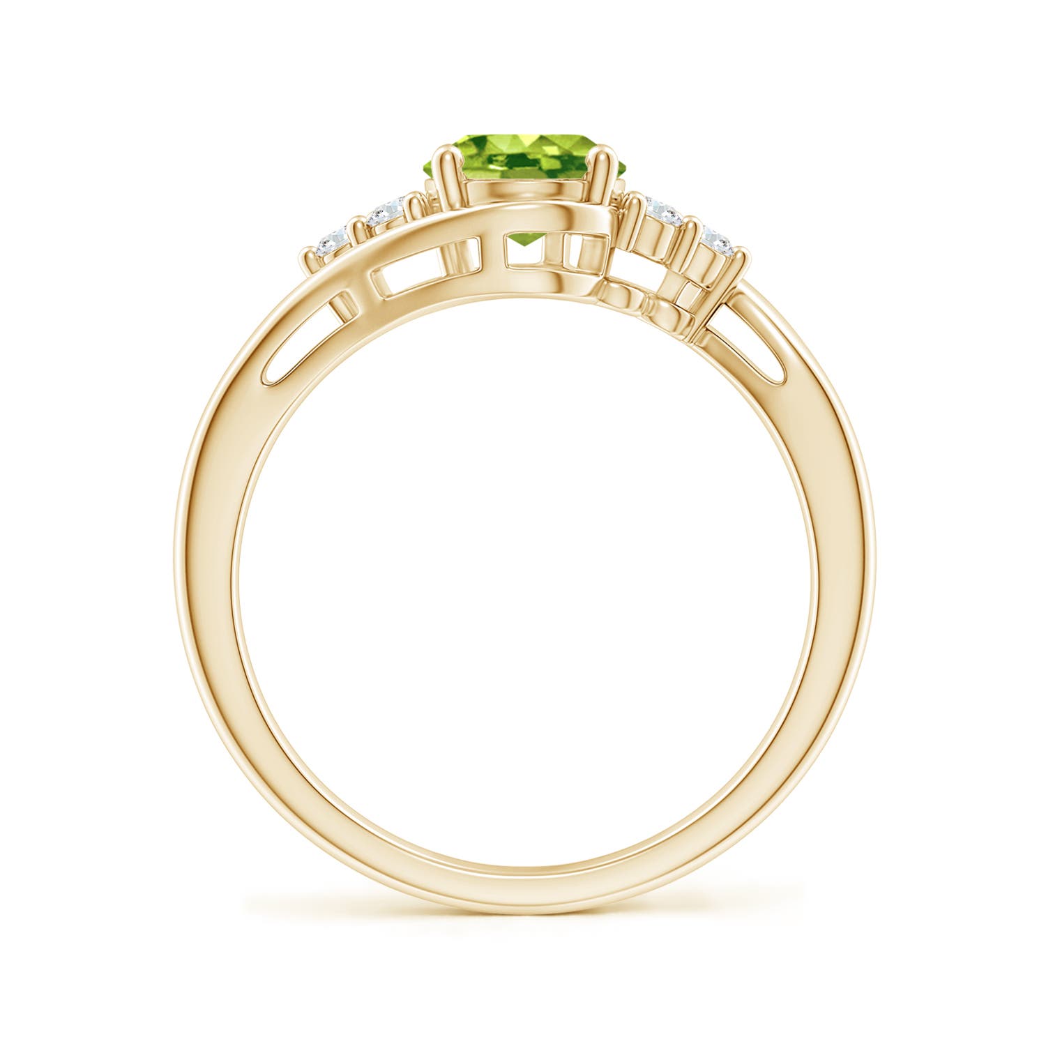 AAA - Peridot / 1.52 CT / 14 KT Yellow Gold