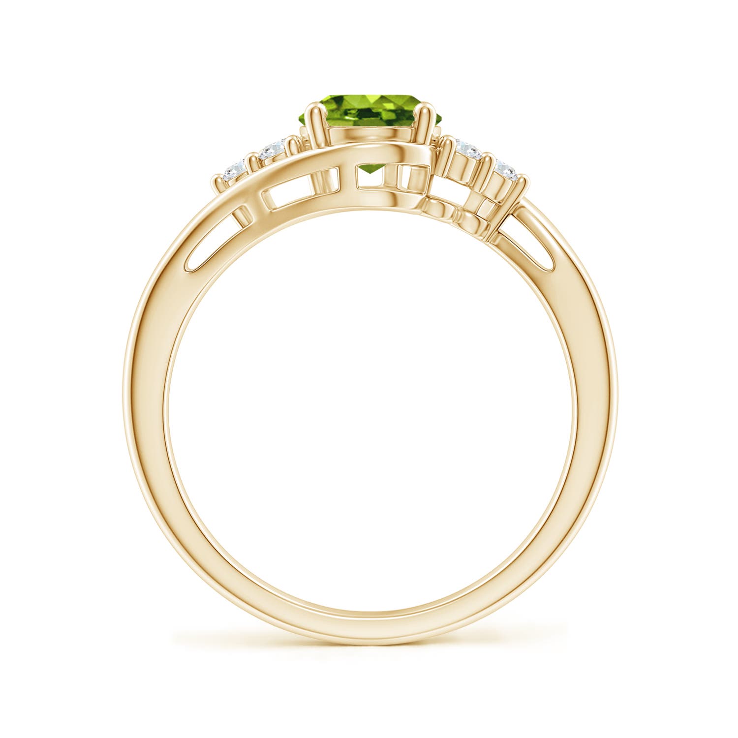 AAAA - Peridot / 1.52 CT / 14 KT Yellow Gold