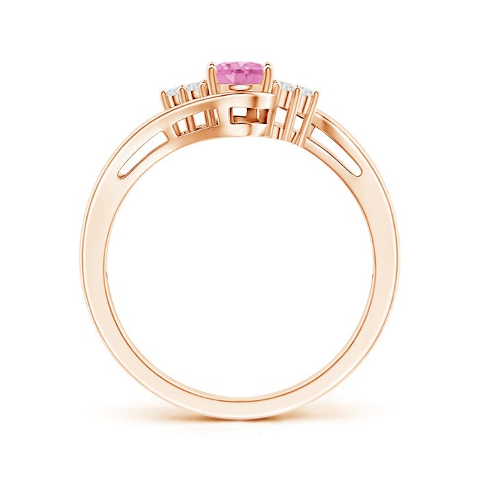 A - Pink Sapphire / 0.63 CT / 14 KT Rose Gold