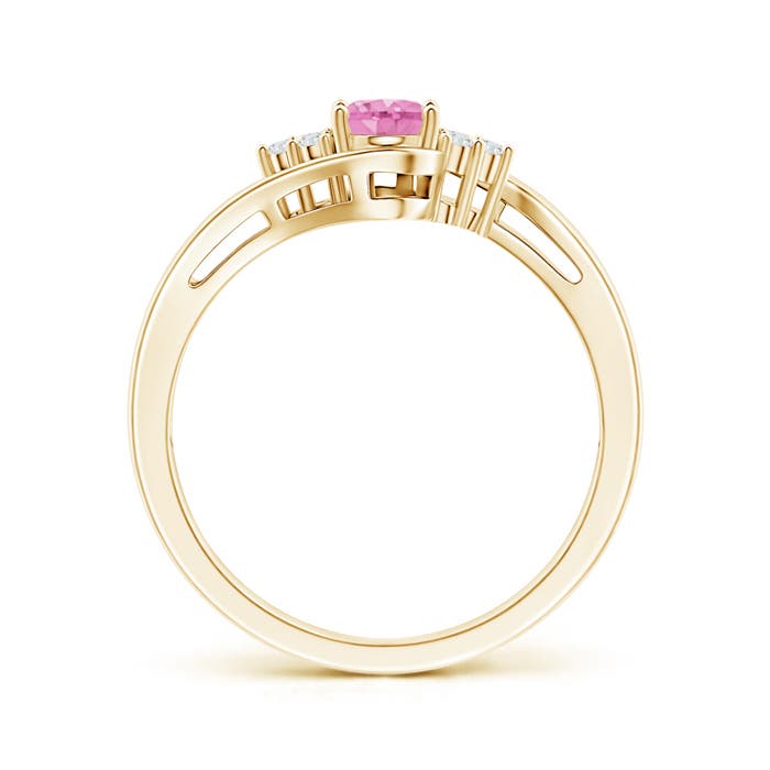 A - Pink Sapphire / 0.63 CT / 14 KT Yellow Gold