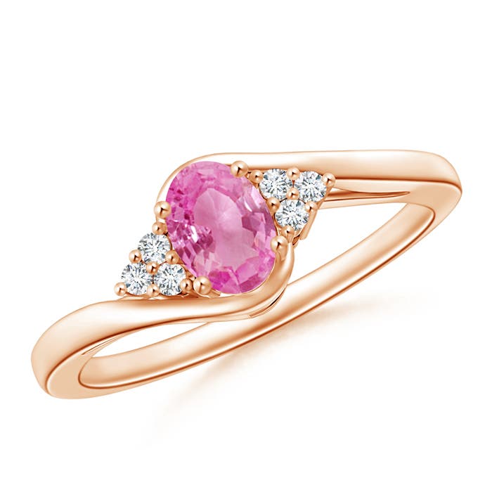 AA - Pink Sapphire / 0.63 CT / 14 KT Rose Gold