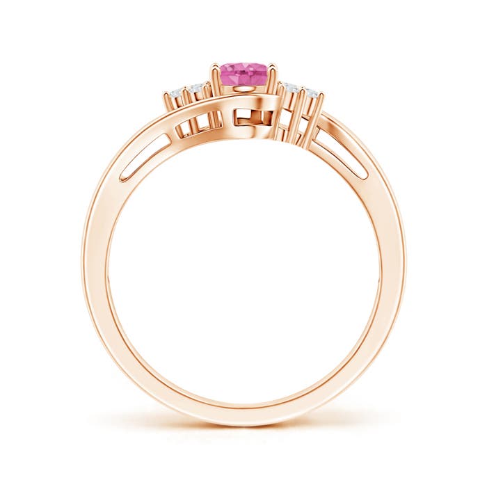 AA - Pink Sapphire / 0.63 CT / 14 KT Rose Gold