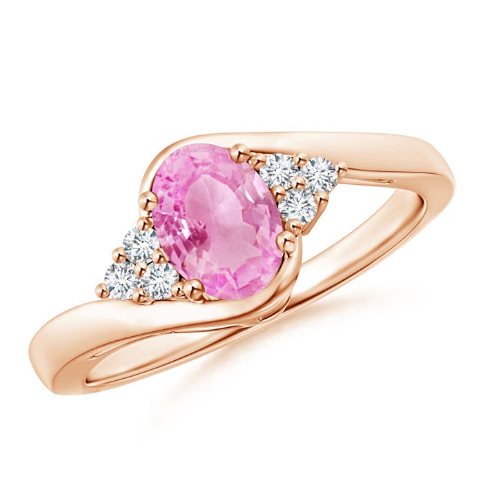 A - Pink Sapphire / 0.96 CT / 14 KT Rose Gold