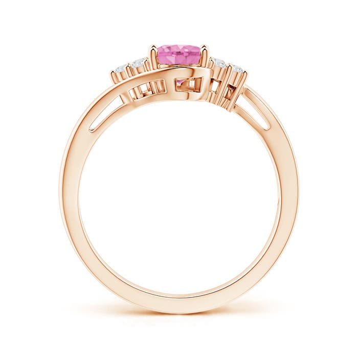 A - Pink Sapphire / 0.96 CT / 14 KT Rose Gold