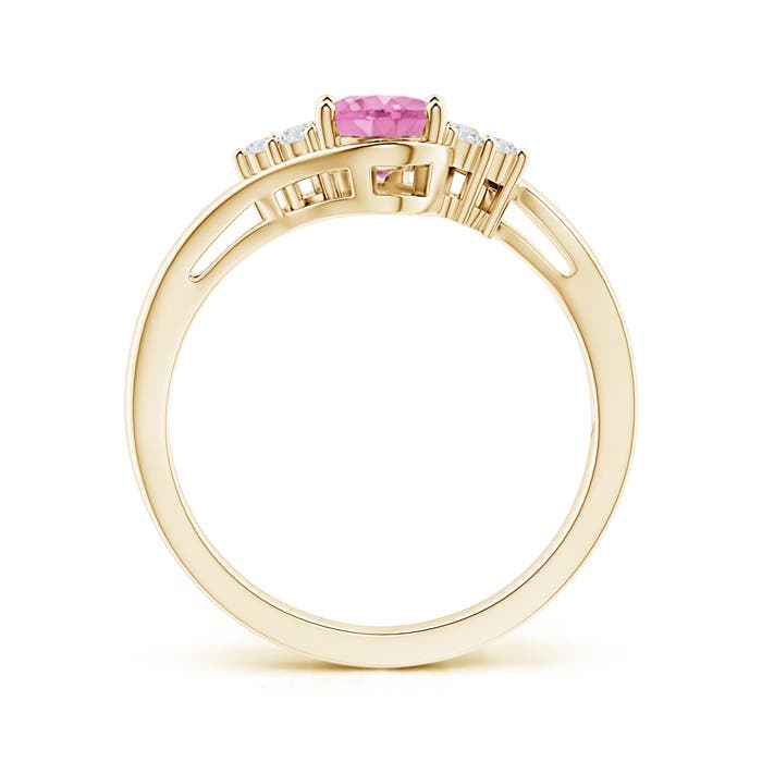 A - Pink Sapphire / 0.96 CT / 14 KT Yellow Gold