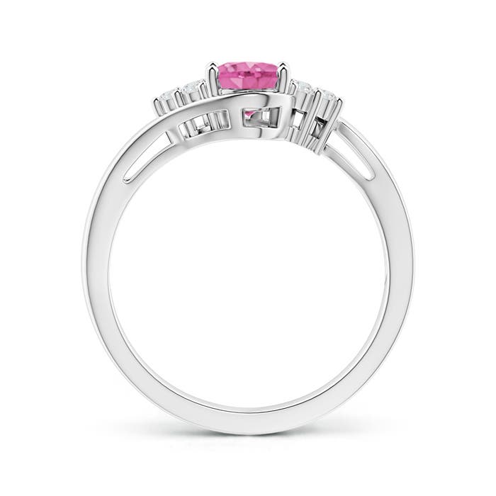 AA - Pink Sapphire / 0.96 CT / 14 KT White Gold