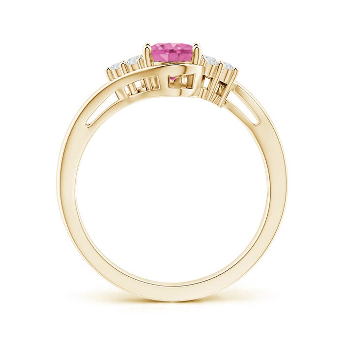 AA - Pink Sapphire / 0.96 CT / 14 KT Yellow Gold