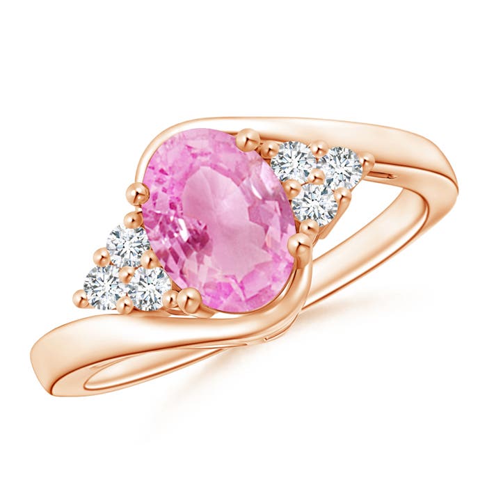 A - Pink Sapphire / 1.62 CT / 14 KT Rose Gold