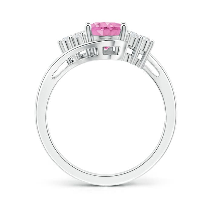 A - Pink Sapphire / 1.62 CT / 14 KT White Gold