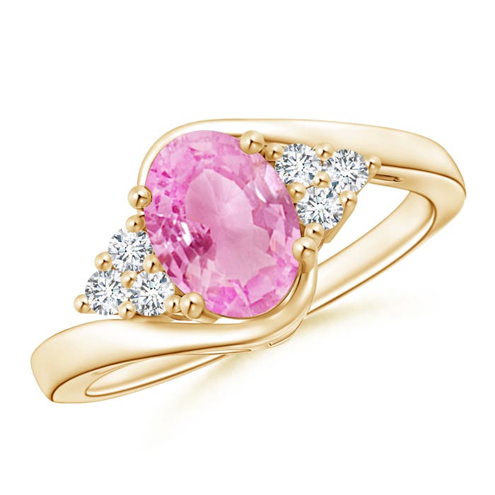 A - Pink Sapphire / 1.62 CT / 14 KT Yellow Gold