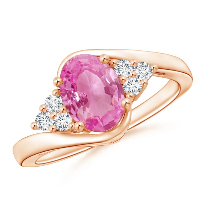 AA - Pink Sapphire / 1.62 CT / 14 KT Rose Gold