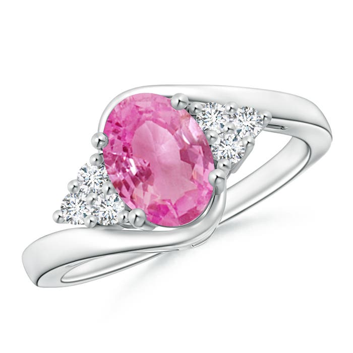 AA - Pink Sapphire / 1.62 CT / 14 KT White Gold