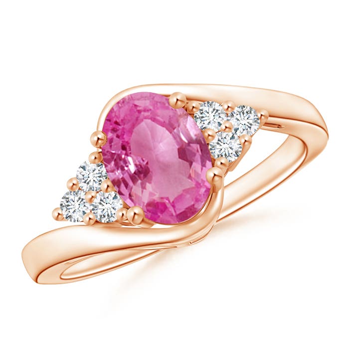 AAA - Pink Sapphire / 1.62 CT / 14 KT Rose Gold