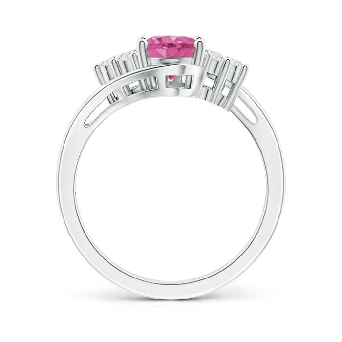 AAA - Pink Sapphire / 1.62 CT / 14 KT White Gold