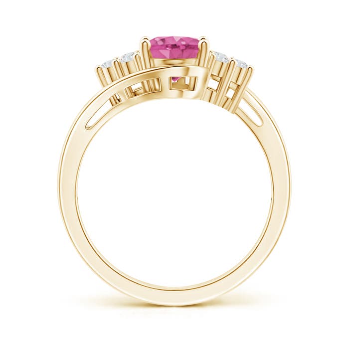 AAA - Pink Sapphire / 1.62 CT / 14 KT Yellow Gold