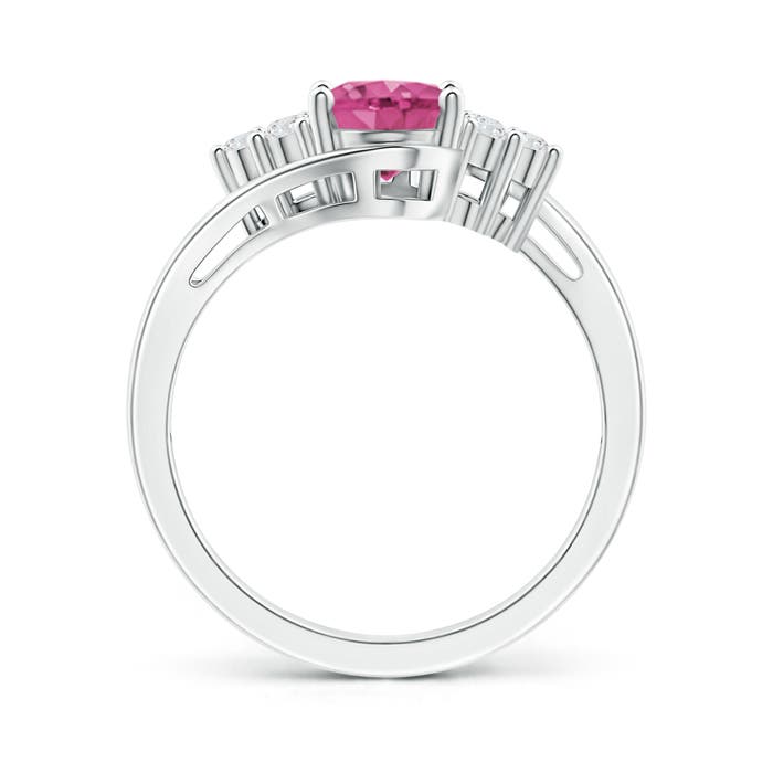 AAAA - Pink Sapphire / 1.62 CT / 14 KT White Gold