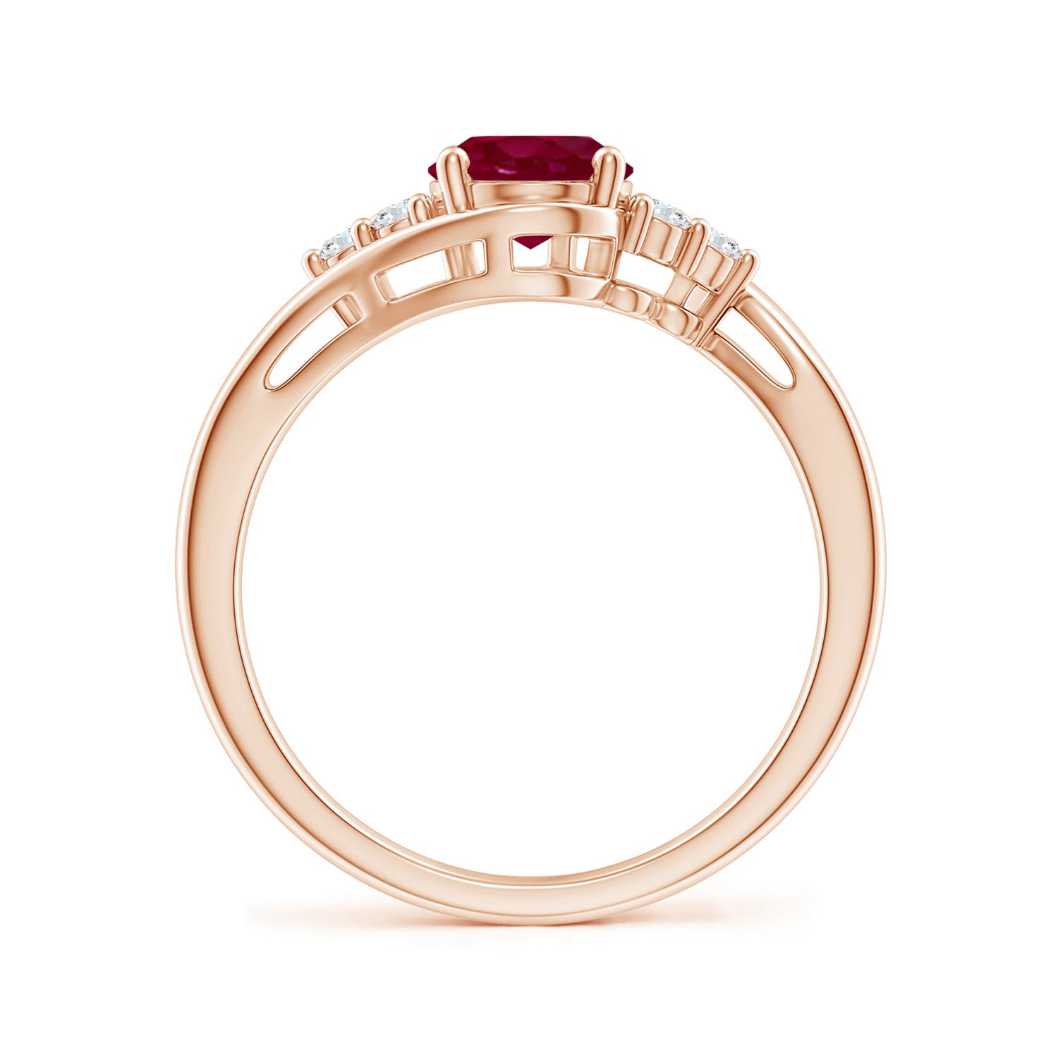 A - Ruby / 1.42 CT / 14 KT Rose Gold