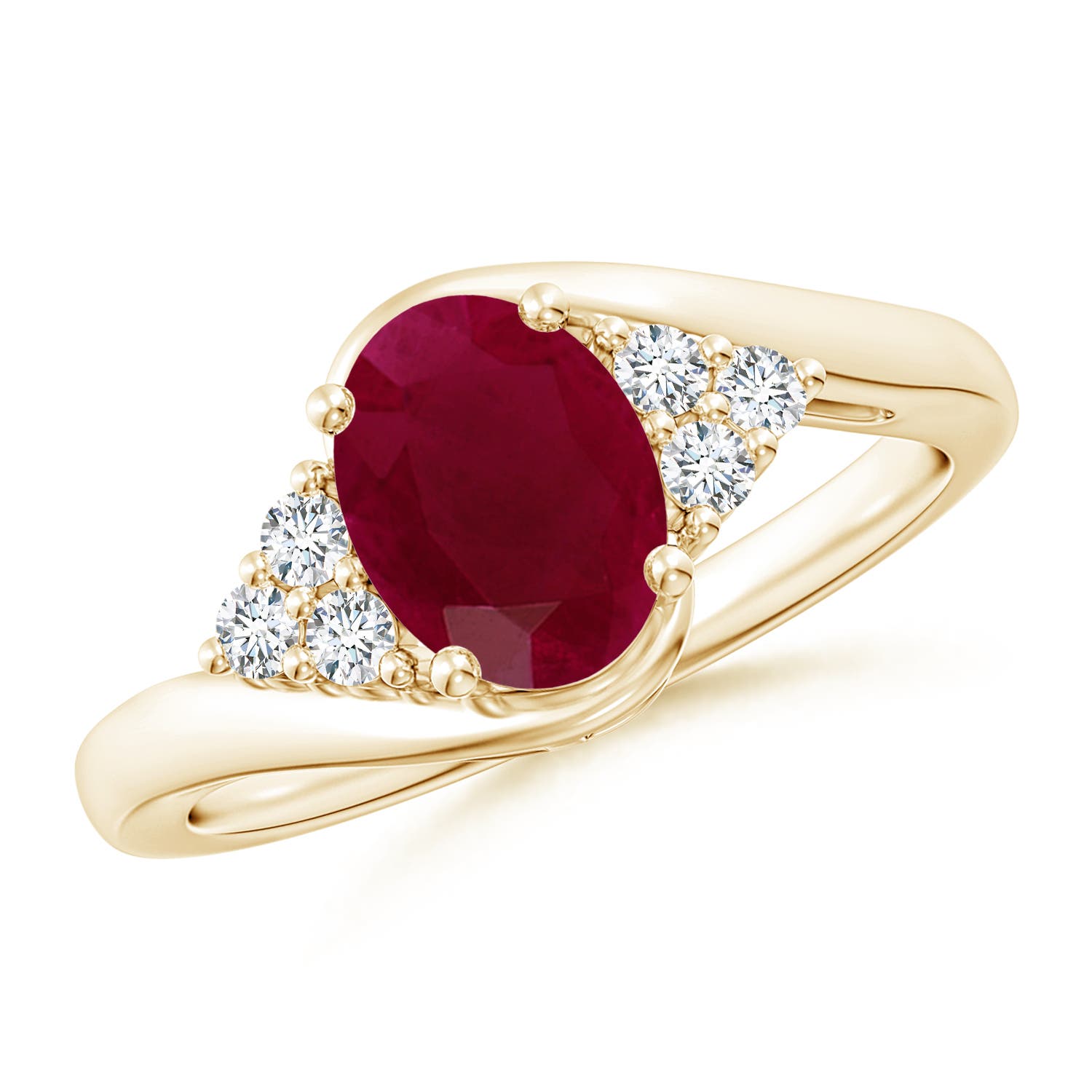 A - Ruby / 1.42 CT / 14 KT Yellow Gold