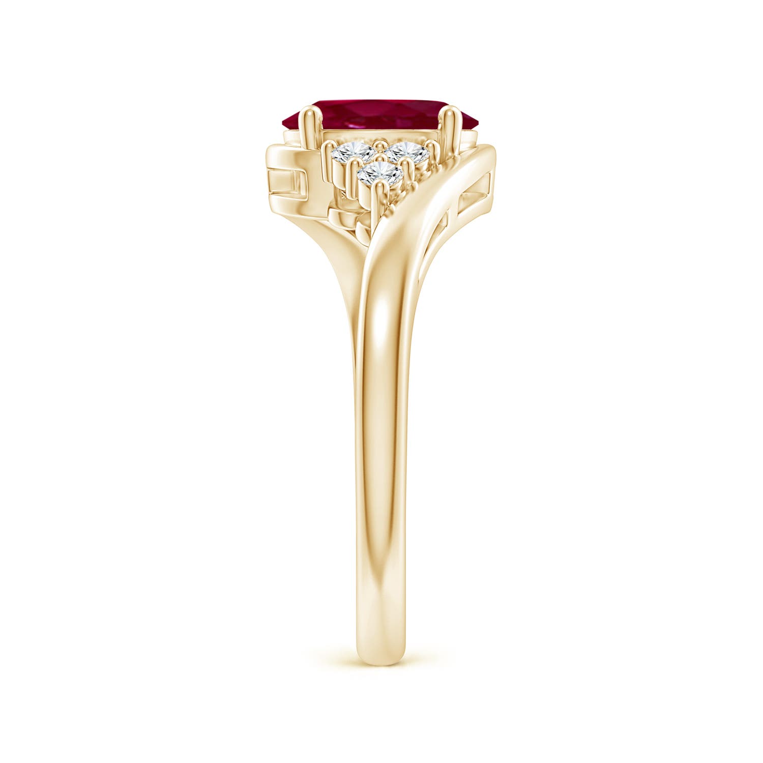 A - Ruby / 1.42 CT / 14 KT Yellow Gold