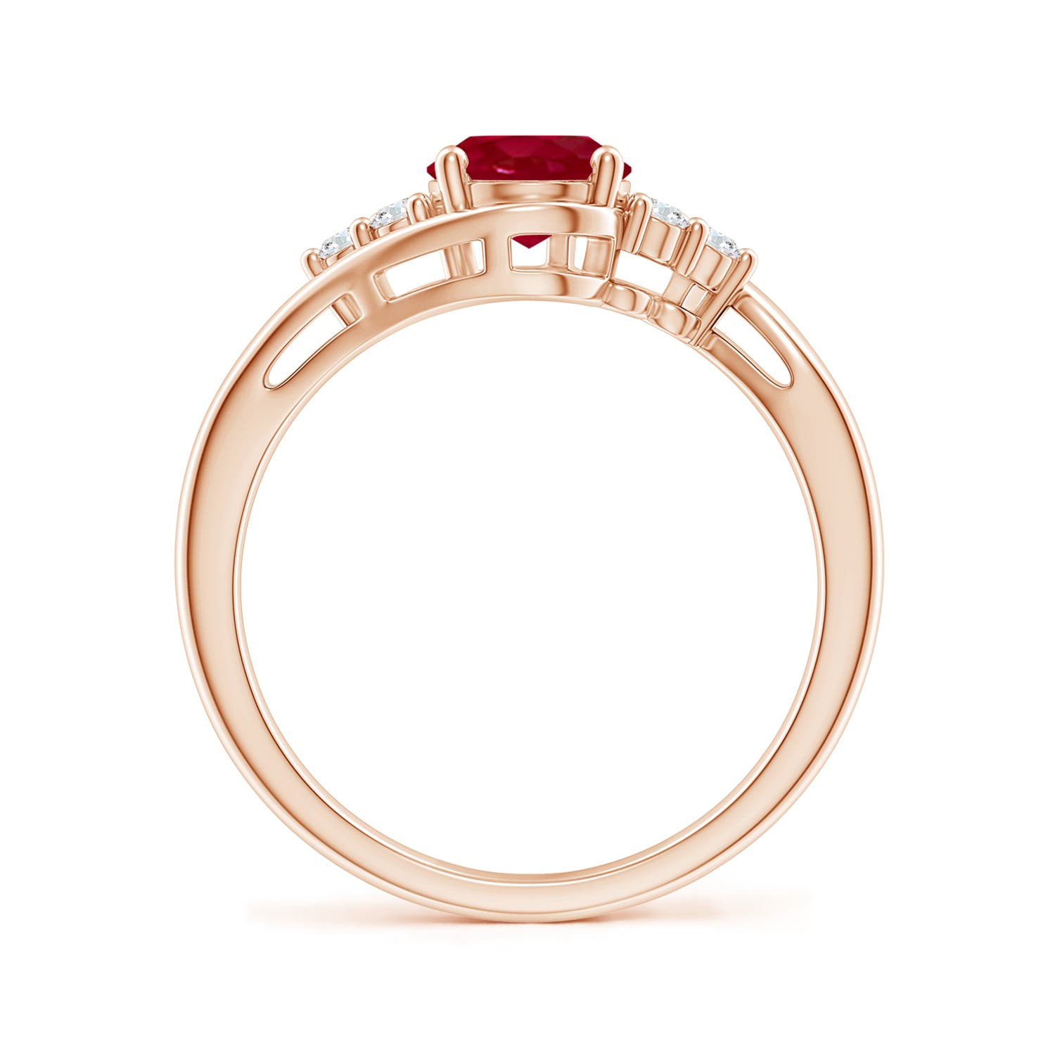 AA - Ruby / 1.42 CT / 14 KT Rose Gold