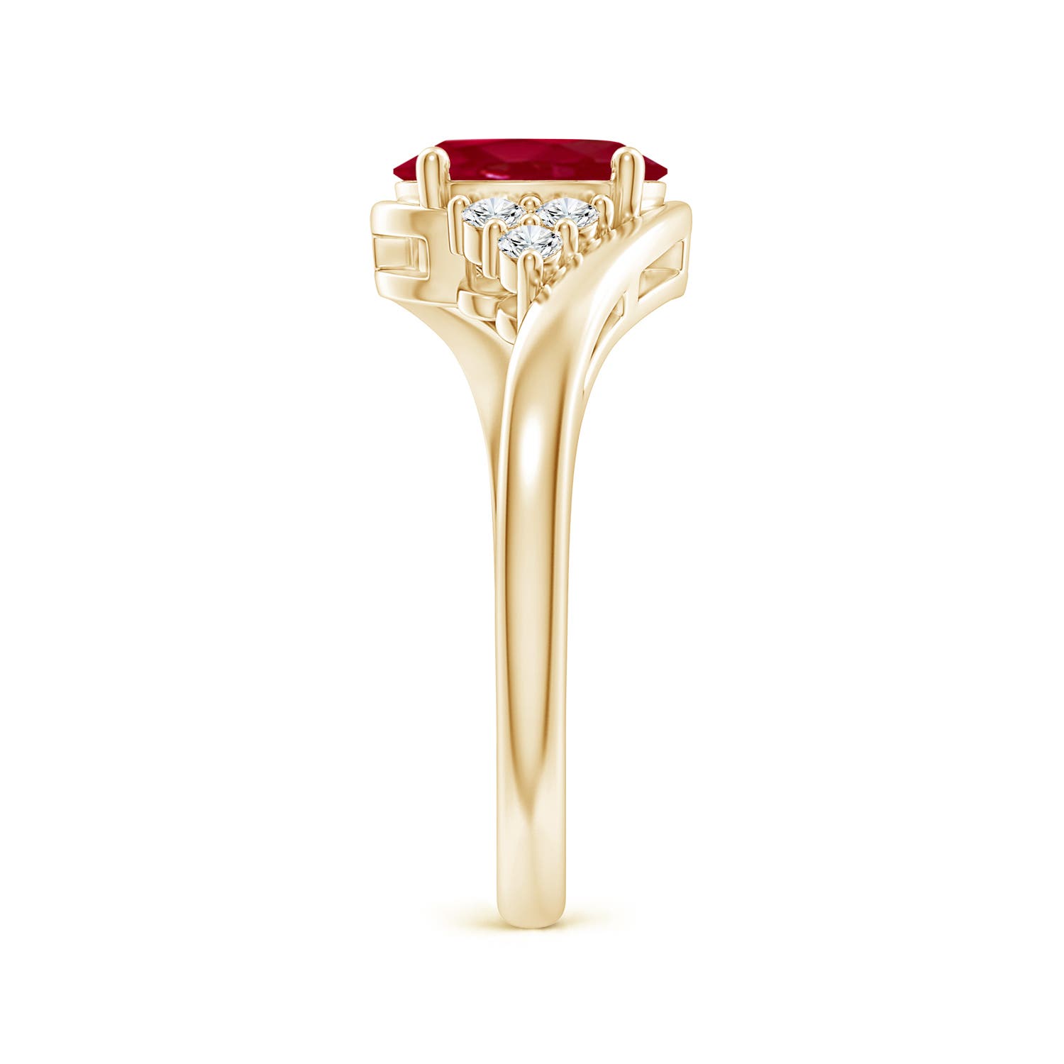 AA - Ruby / 1.42 CT / 14 KT Yellow Gold