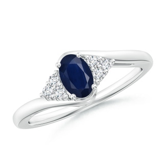 Oval A Blue Sapphire