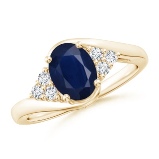Oval A Blue Sapphire