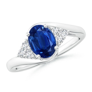 Oval AAA Blue Sapphire