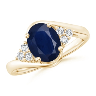 Oval A Blue Sapphire