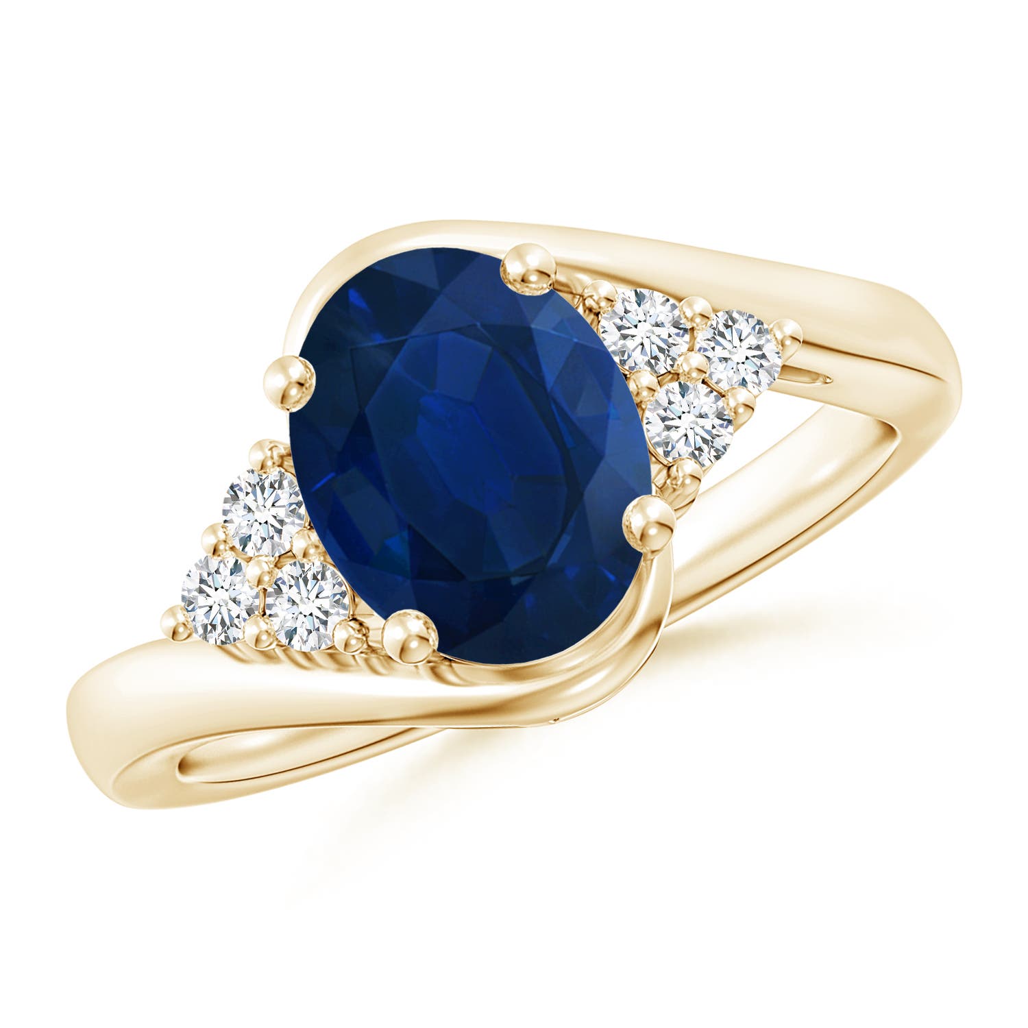 AA - Blue Sapphire / 2.17 CT / 14 KT Yellow Gold