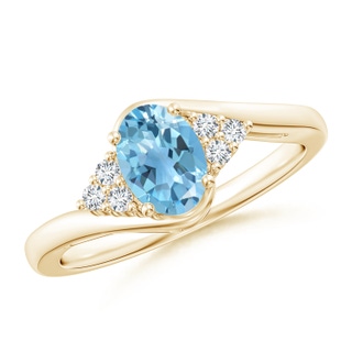 Oval A Swiss Blue Topaz