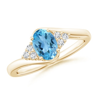 Oval AA Swiss Blue Topaz