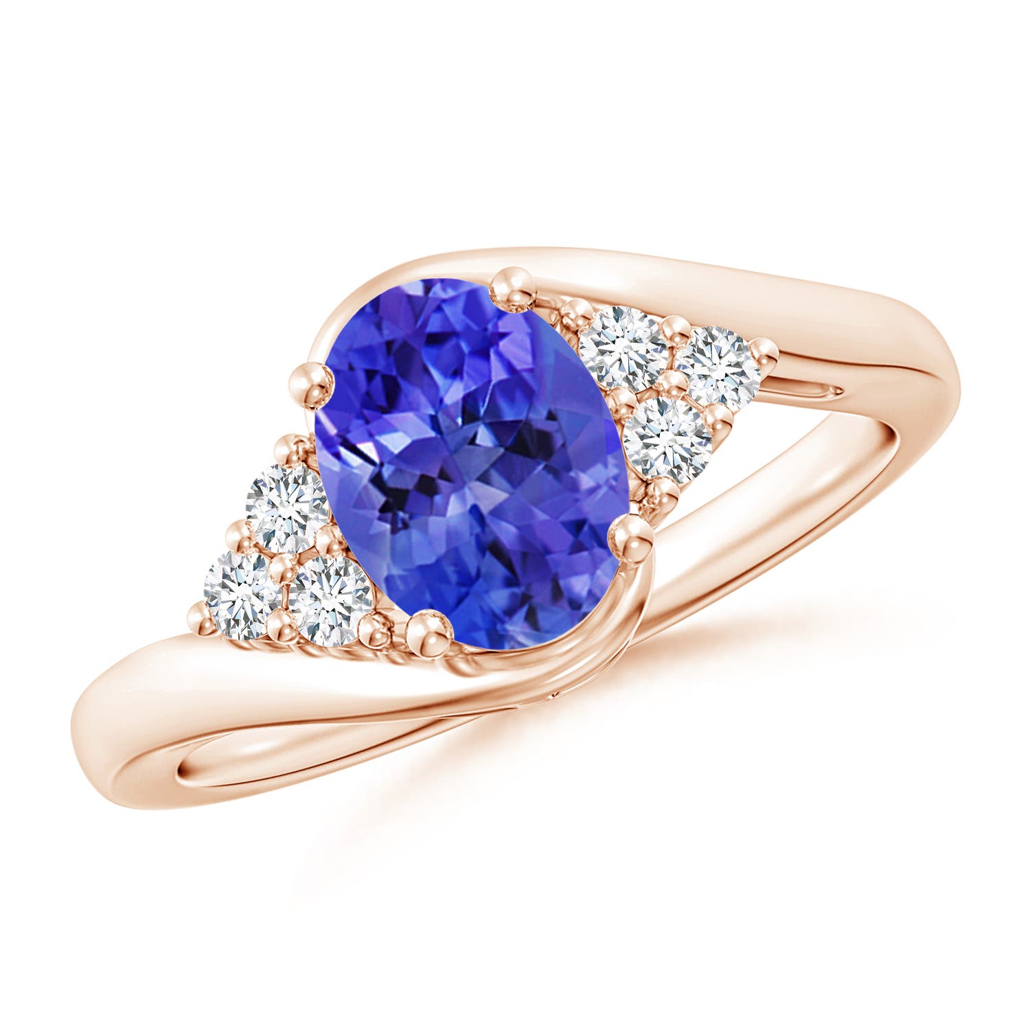 AAA - Tanzanite / 1.42 CT / 14 KT Rose Gold