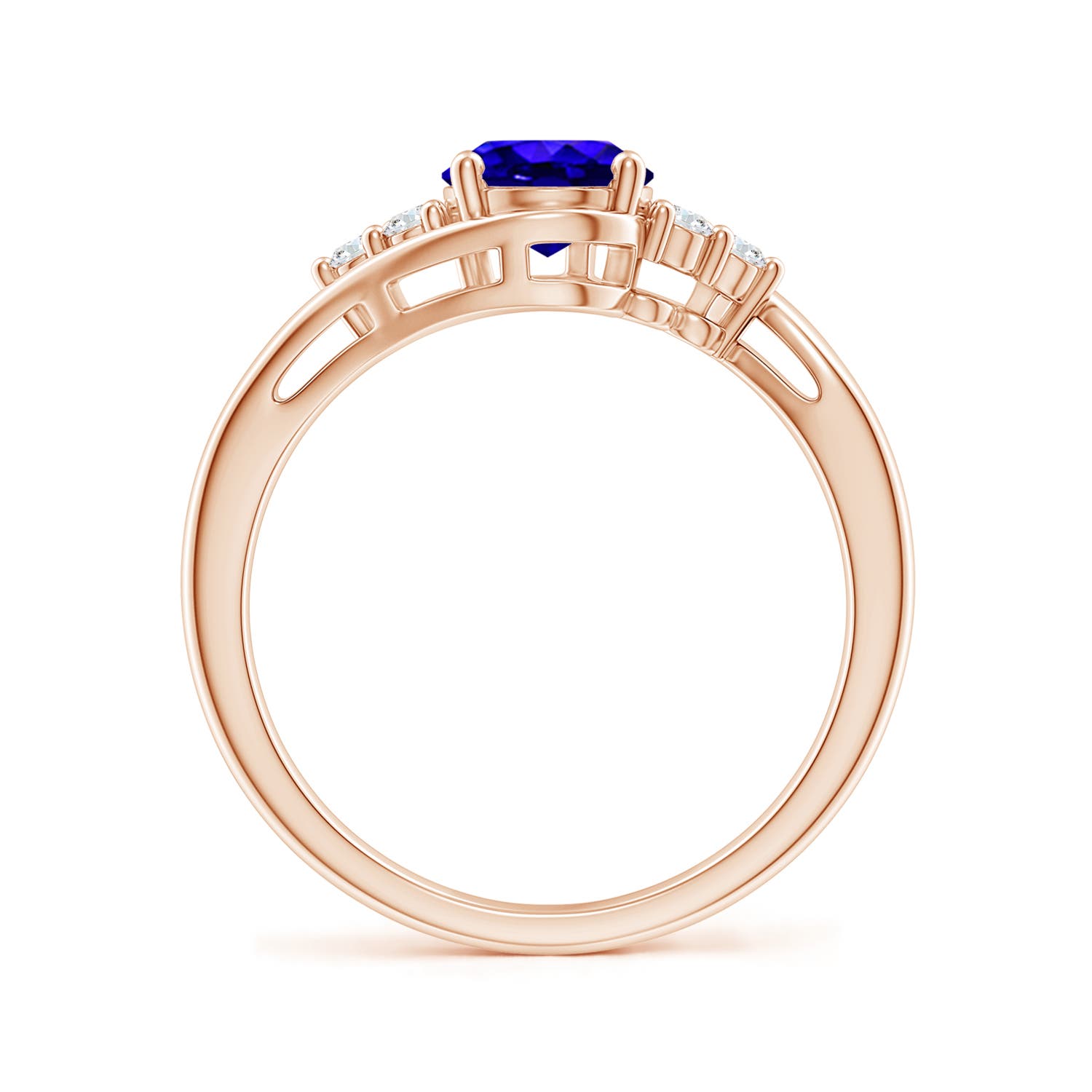 AAAA - Tanzanite / 1.42 CT / 14 KT Rose Gold