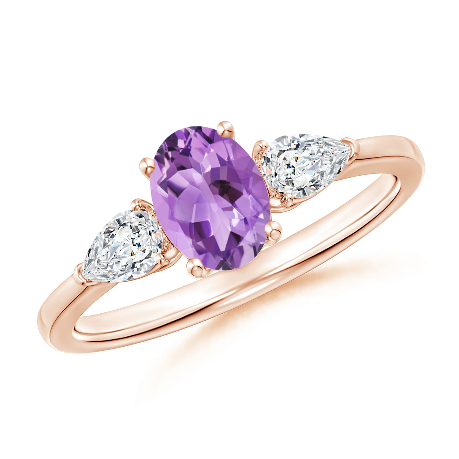 A - Amethyst / 1.1 CT / 14 KT Rose Gold