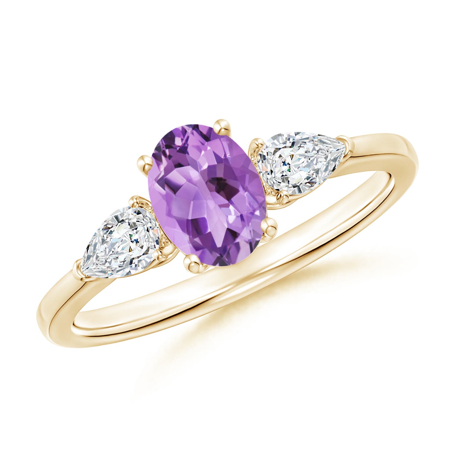 A - Amethyst / 1.1 CT / 14 KT Yellow Gold