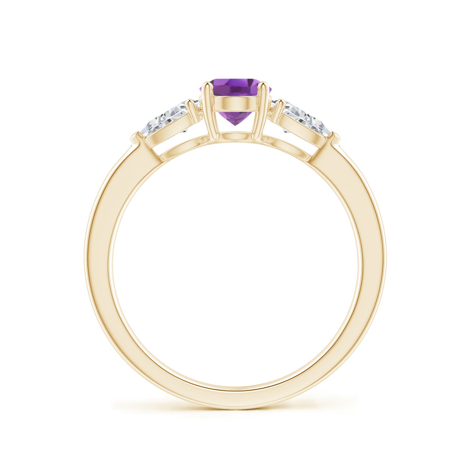 A - Amethyst / 1.1 CT / 14 KT Yellow Gold