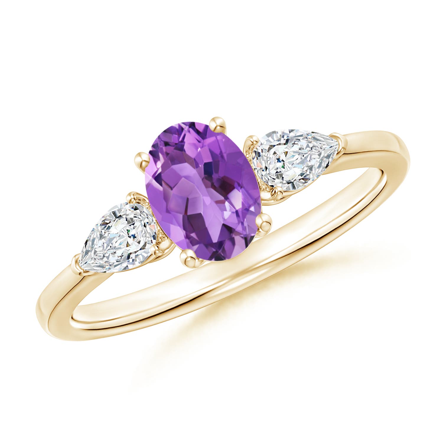 AA - Amethyst / 1.1 CT / 14 KT Yellow Gold