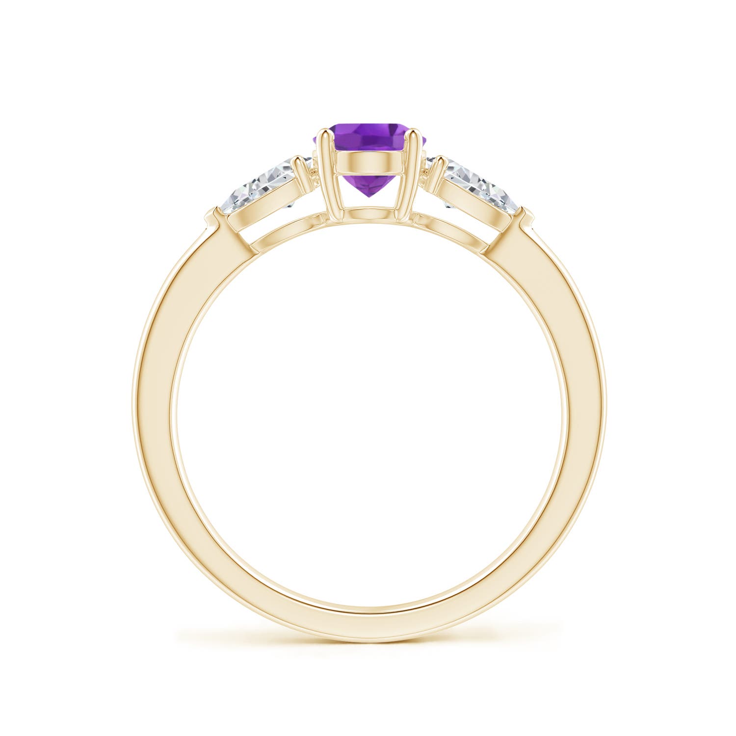 AA - Amethyst / 1.1 CT / 14 KT Yellow Gold