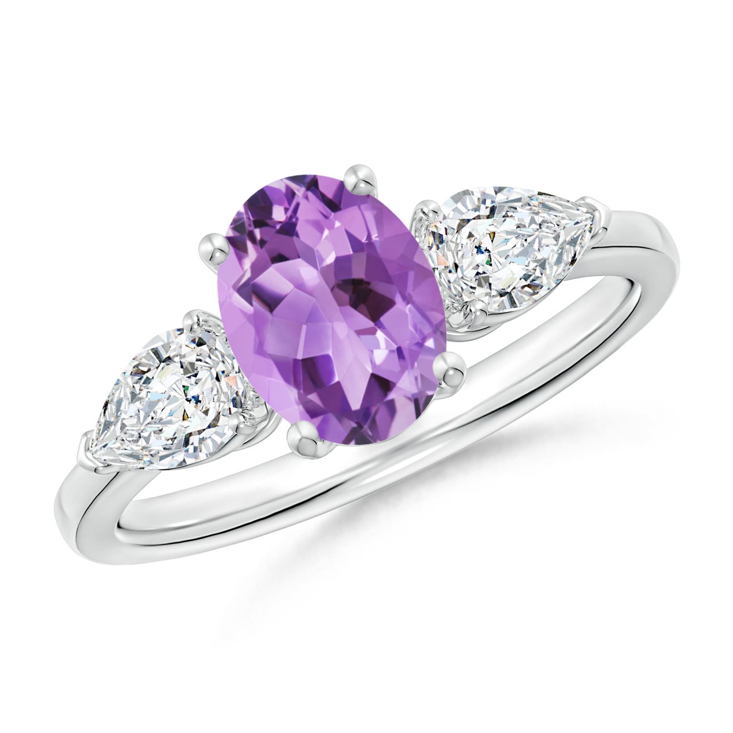 A - Amethyst / 1.95 CT / 14 KT White Gold