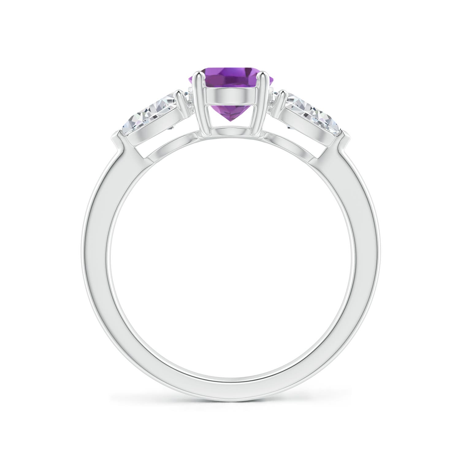 A - Amethyst / 1.95 CT / 14 KT White Gold